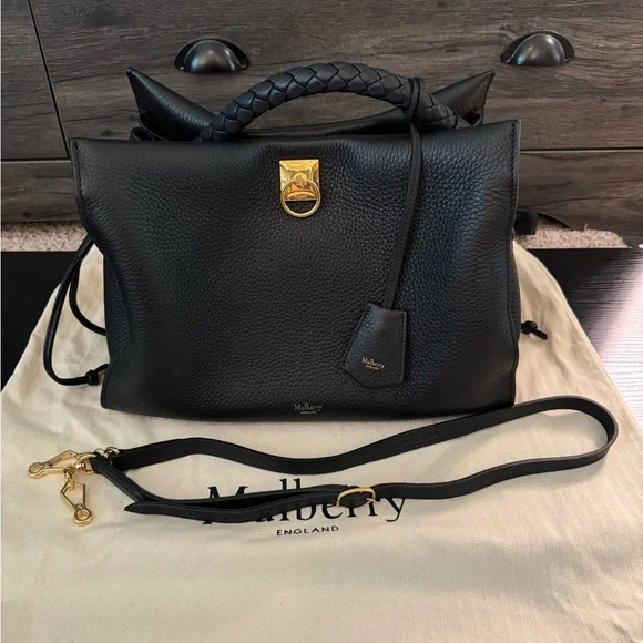 Mulberry - Large Iris - Black with gold hardware - Picture 6 of 16